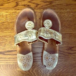 Jack Rogers Sandals (Gold)